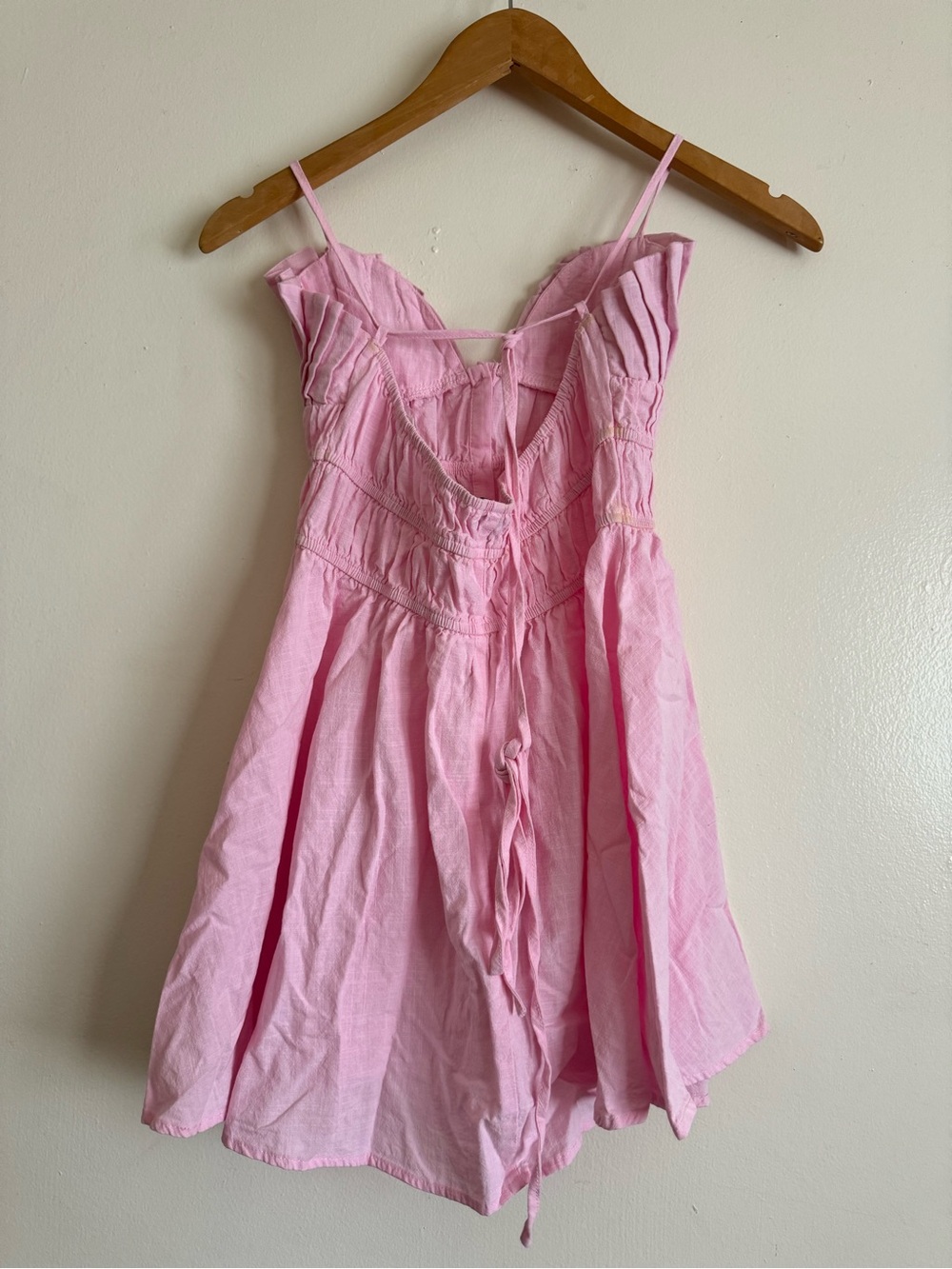 SNDYS Mahalia Sweetheart Pink Mini Dress with Spaghetti Straps - Picture 7 of 11